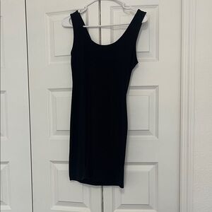Guess Lace Up Black Mini Dress